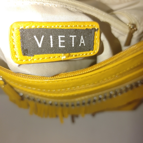 Vieta Fringed Rhinestone Crossbody Bag - Picture 5 of 11